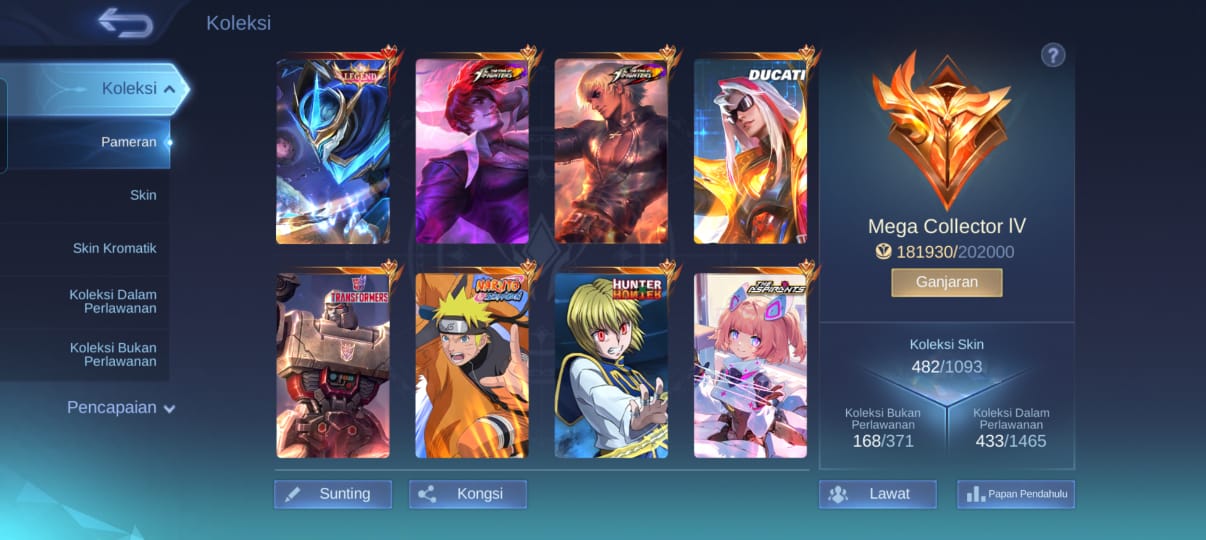 Account screenshot