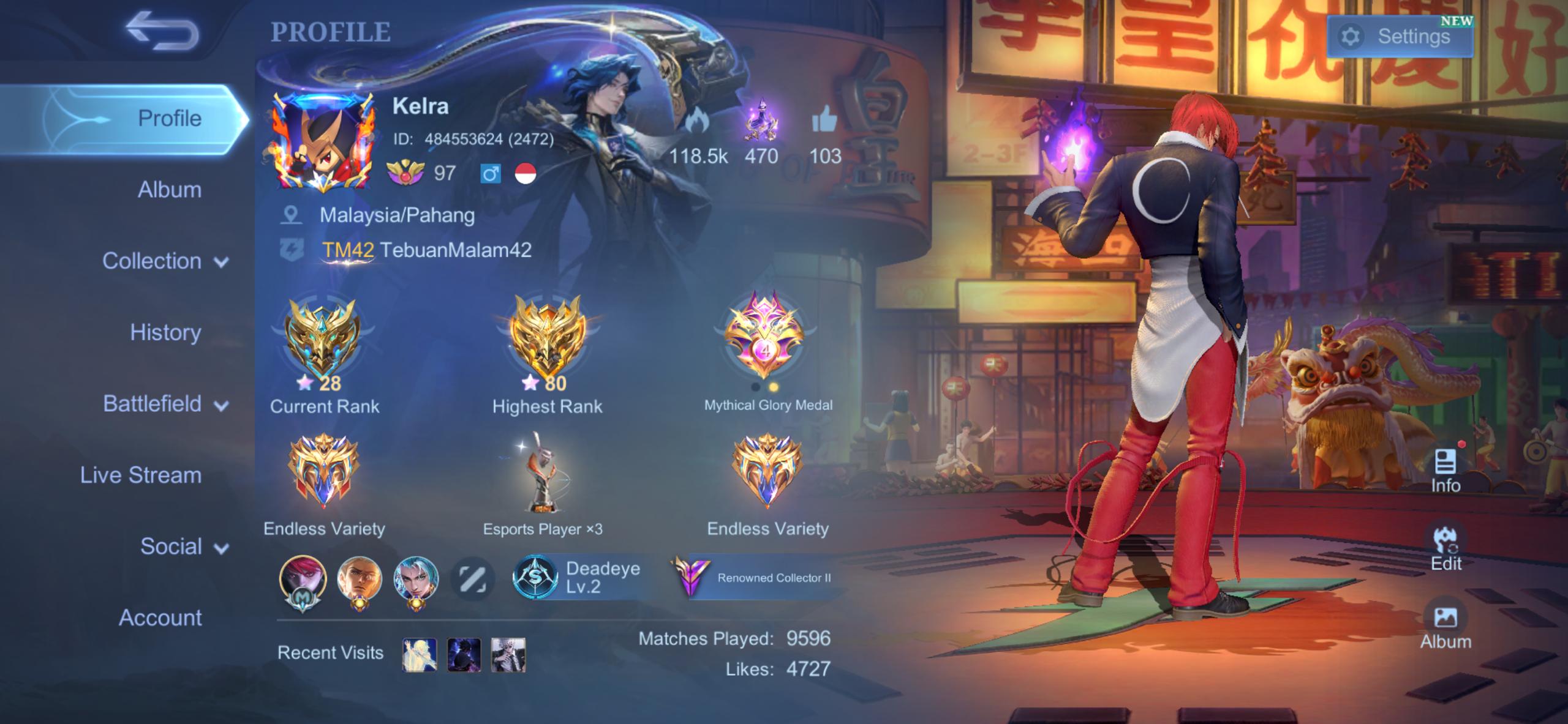 Account screenshot
