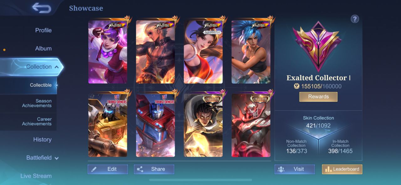 Account screenshot