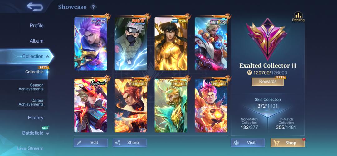 Account screenshot